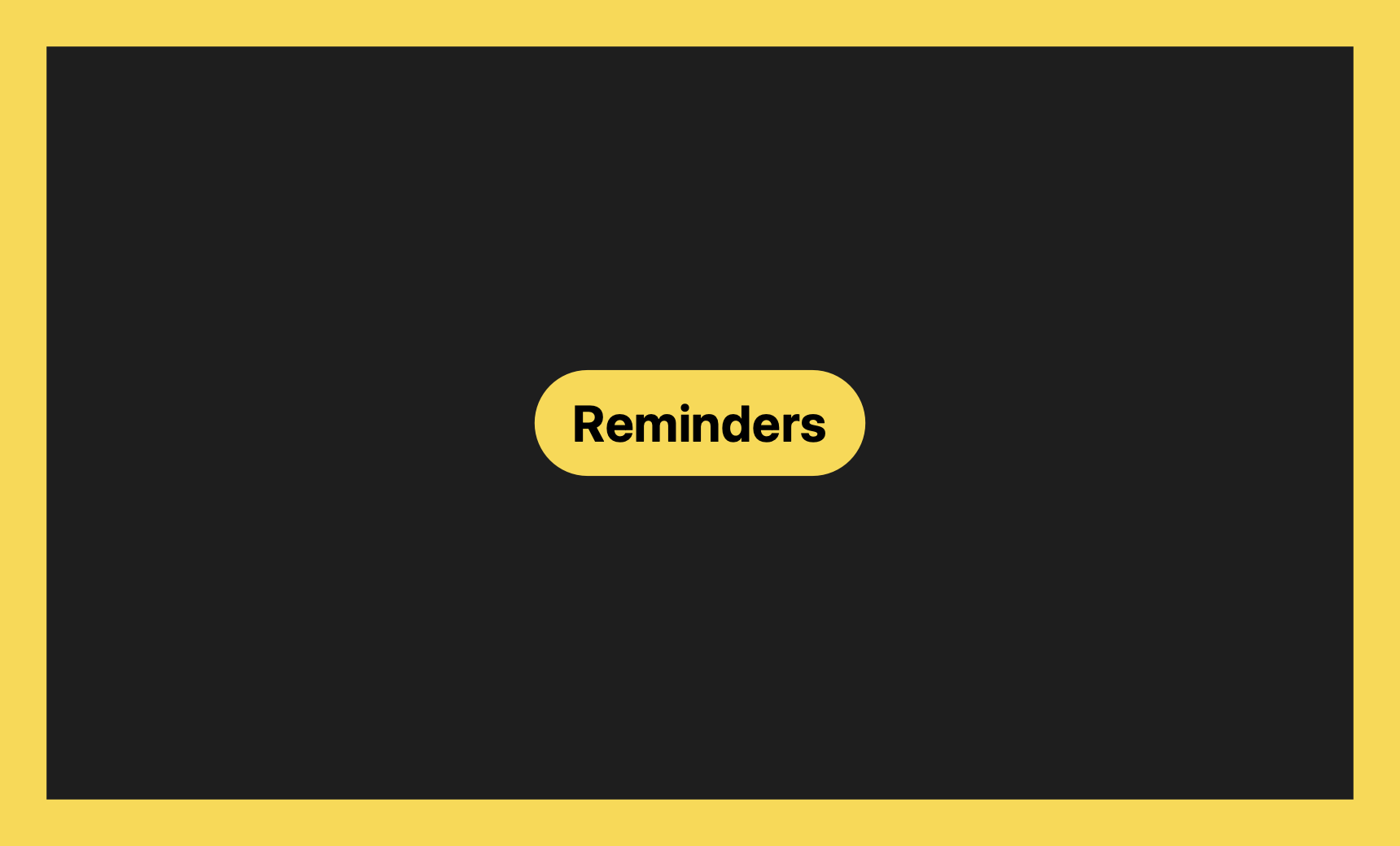 A gentle, labeled edge flash when a Things reminder is due — in the color you gave it.